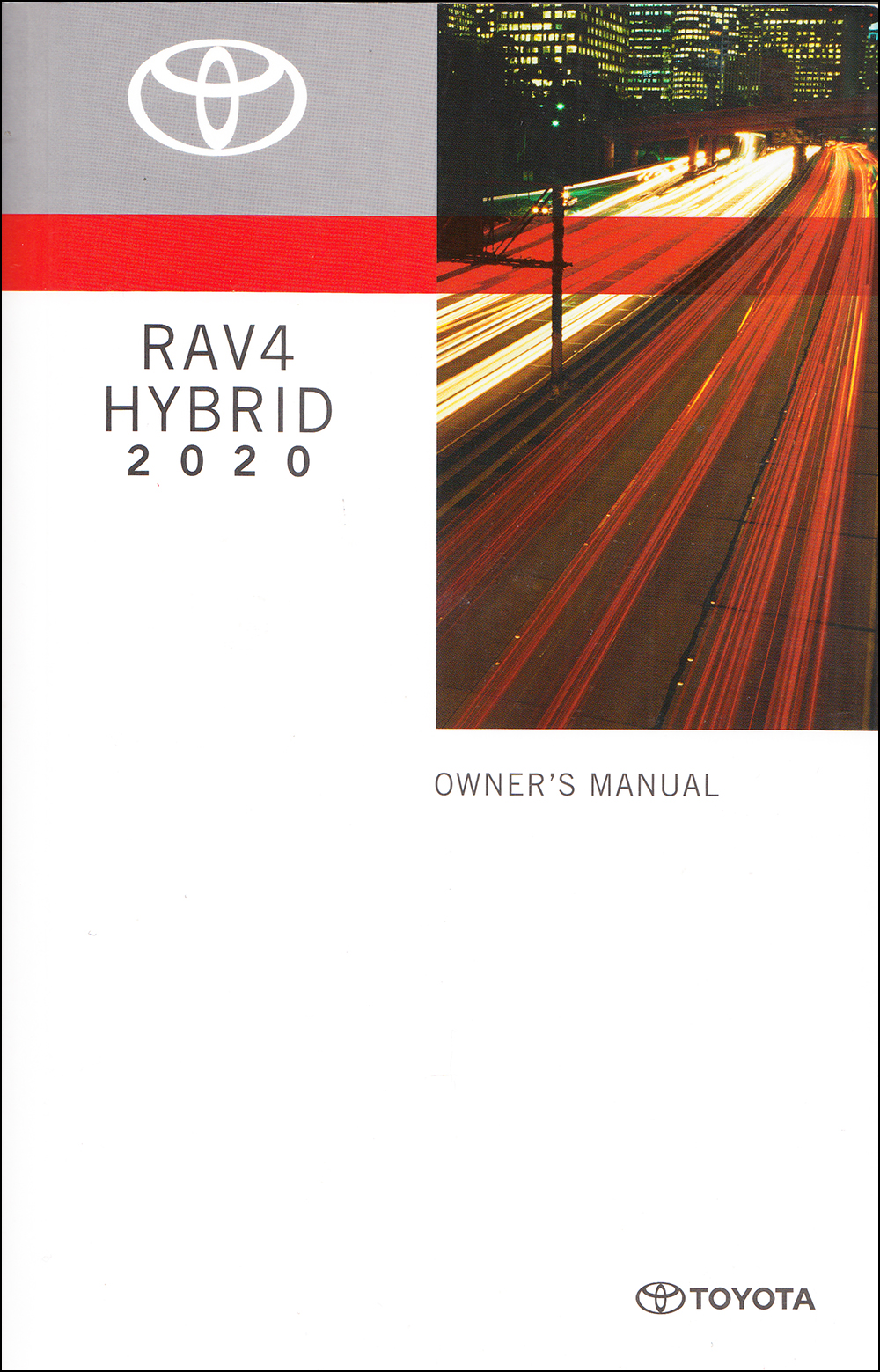2020 Toyota RAV4 Hybrid Owners Manual Original