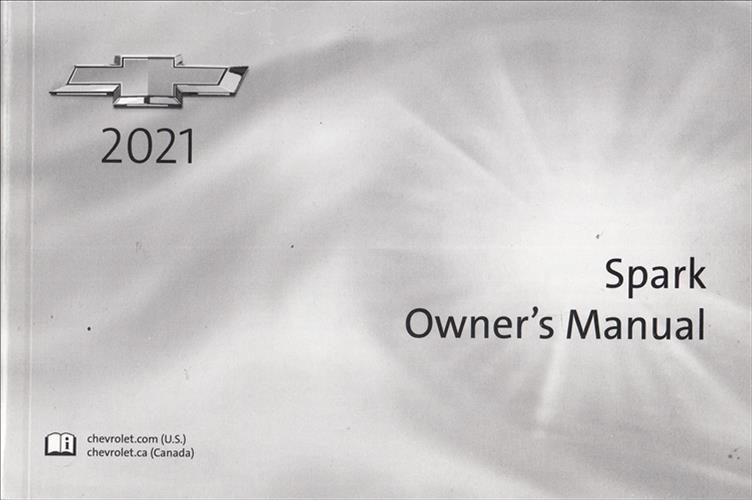 2021 Chevrolet Spark Owner's Manual Original