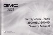 2021 GMC Sierra/Sierra Denali 2500HD/3500HD Owner's Manual Original