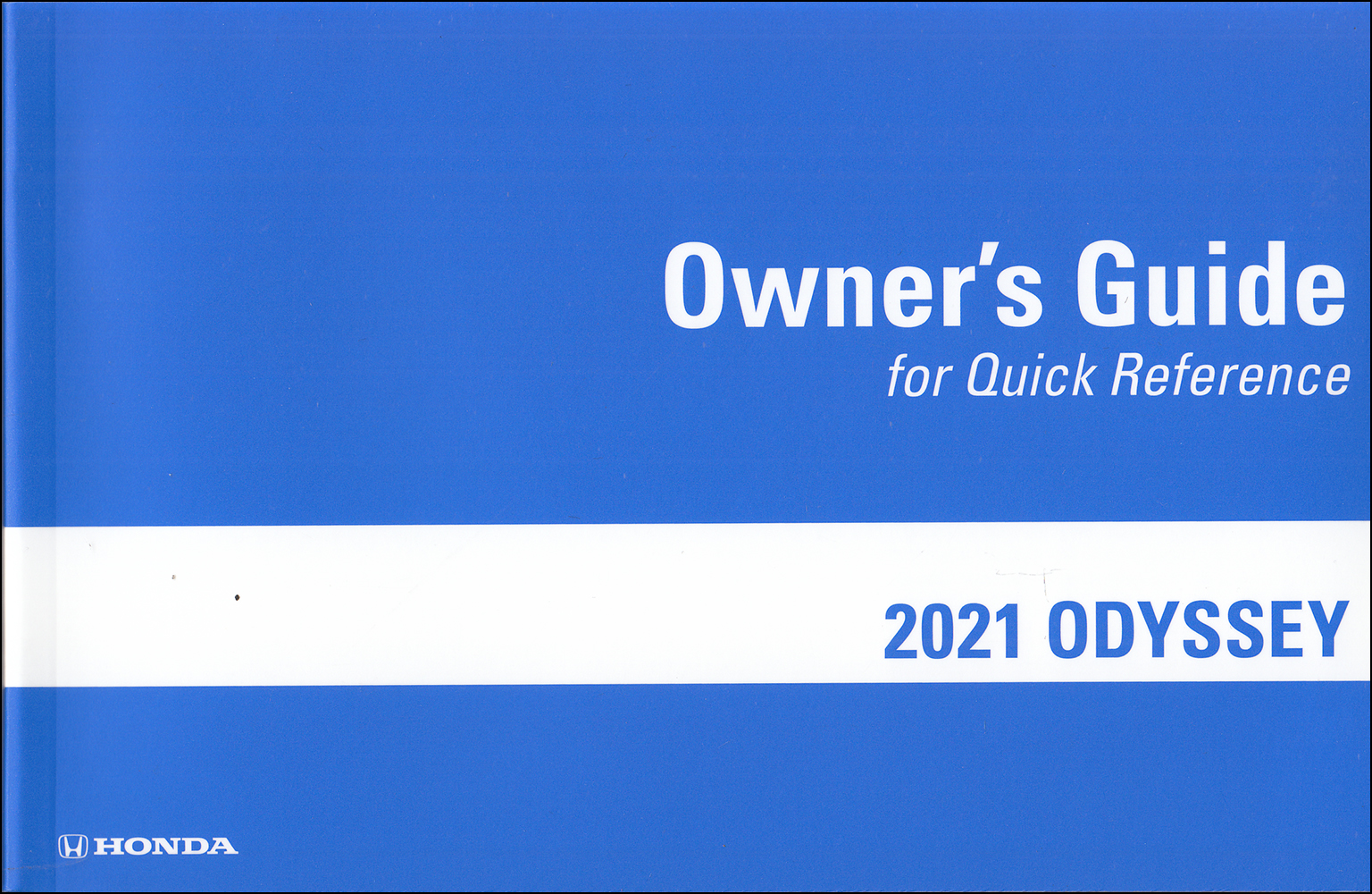 2021 Honda Odyssey Owner's Manual Original