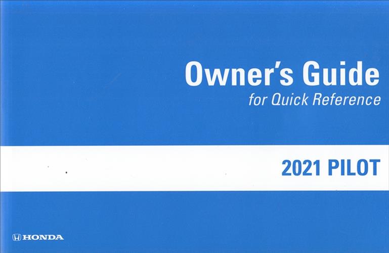 2021 Honda Pilot Owner's Guide Original