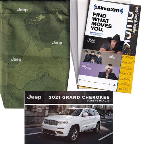 2021 Jeep Grand Cherokee Owner's Manual Package Original - Extended 470-page version
