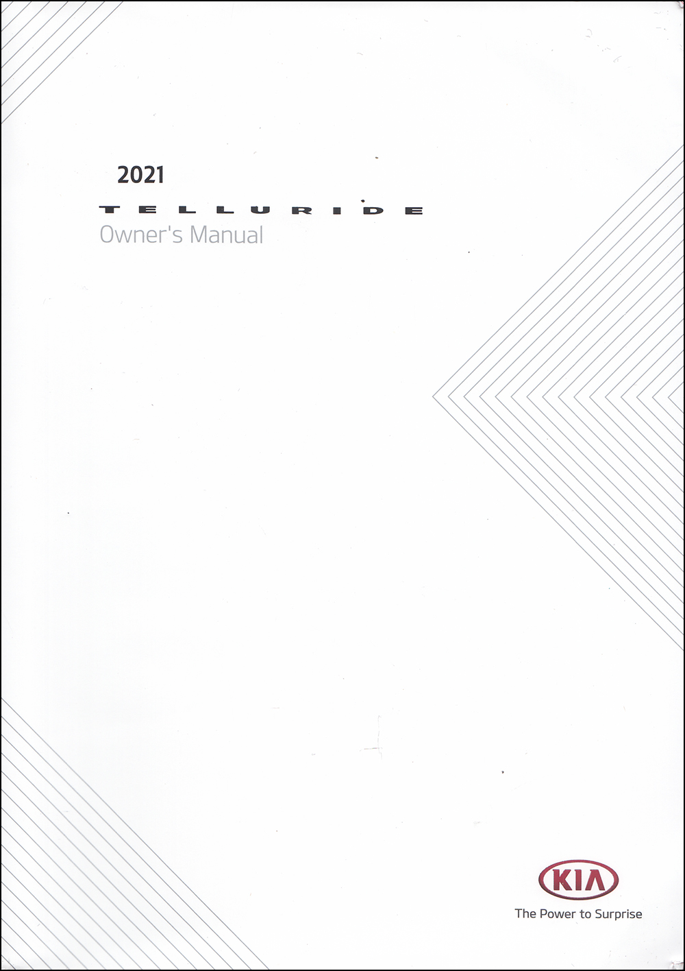 2021 Kia Telluride Owner's Manual Original