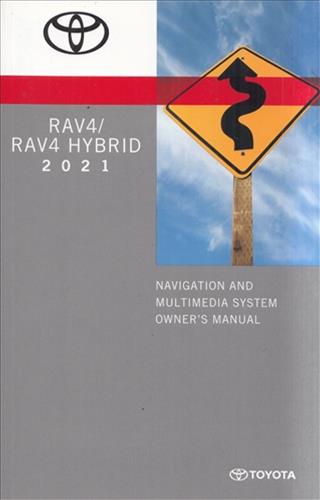 2021 Toyota Rav4 Navigation System Owner's Manual Original