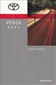 2021 Toyota Venza Owners Manual Original