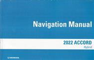 2022 Honda Accord Hybrid Navigation System Owner's Manual Original