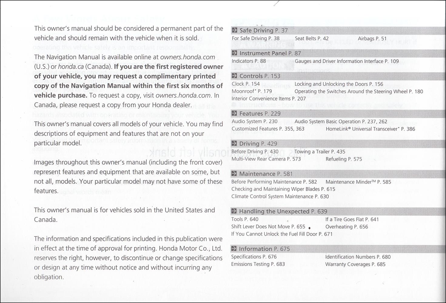 2022 Honda Civic Owners Manual