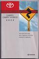 2022 Toyota Camry Navigation and Multimedia System Owner's Manual Original