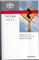 2023 Toyota Tacoma Navigation System Owner's Manual Original