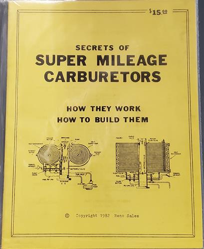 Secrets of Super Mileage Carburetors
