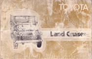 1977 Toyota Land Cruiser Owner's Manual Original