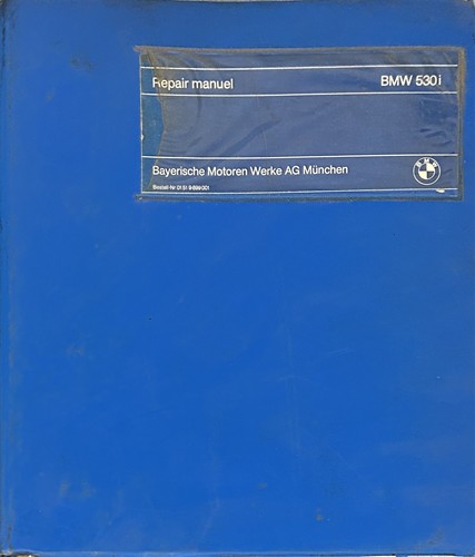 1975-1977 BMW 530i Repair Manual Original