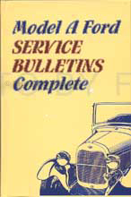 1928-1931 Model A Ford Service Bulletins Repair Shop Manual Reprint Hardcover