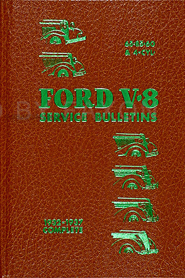 1932-1937 Ford Reprint Service Bulletins Repair Manual Hardbound