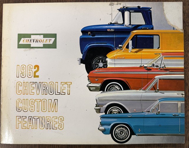 1962 Chevrolet Custom Feature Accessories Dealer Album Original
