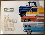 1962 Chevrolet Custom Feature Accessories Dealer Album Original