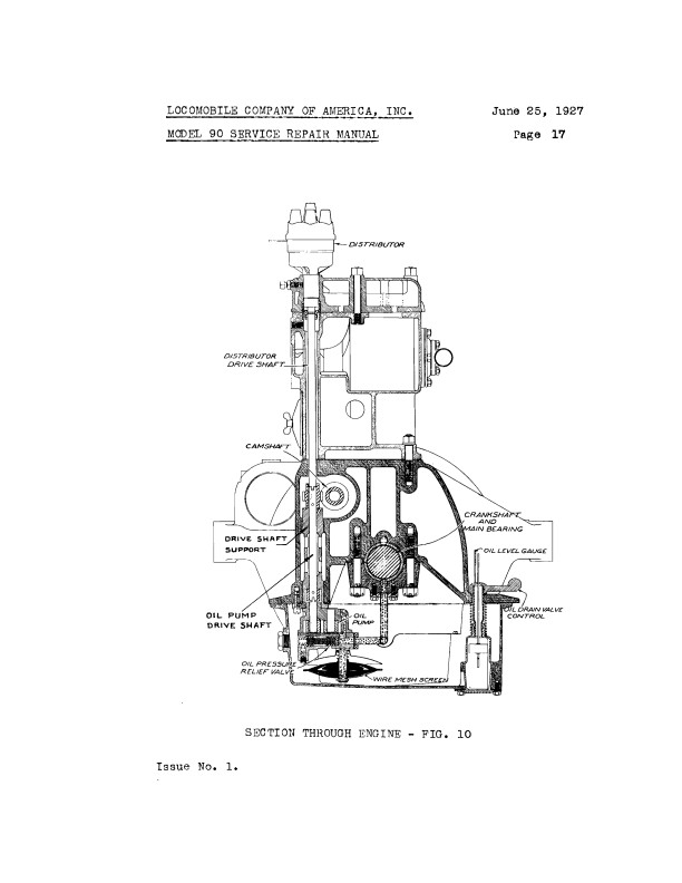 Locomobile Modello 90 Servizio Manuale 1926 1927 1928 1929 Motore Clutch Repair - Foto 5 di 9