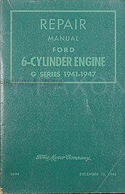 1937 1942 1943 1944 1948 Ford V-8 Engine Shop Service Repair Manual Book Engine