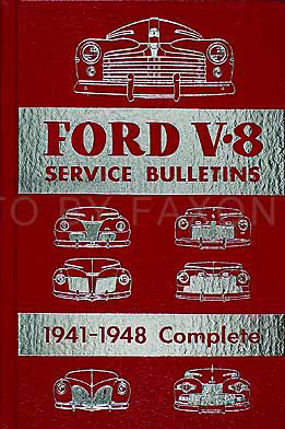 1941-1948 Ford, Lincoln, and Mercury Hardbound Service Bulletins