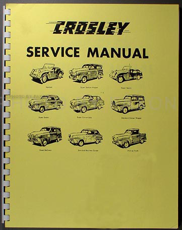 1946-1952 Crosley Shop Manual Reprint--All Models
