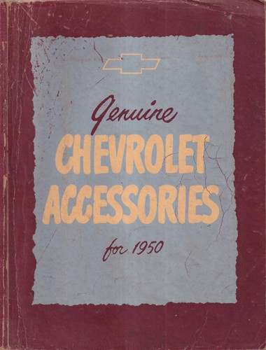 1950 Chevrolet Accessories Dealer Album Original