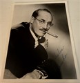 Autographed 8x10 Photo of Groucho Marx smoking a cigar