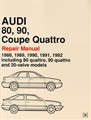 1988-1991 Audi 80 and 90 Bentley Repair Manual Original