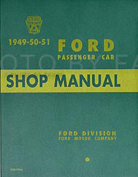 1949-1951 Ford Car Shop Manual Reprint