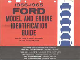 1956-1965 Ford Model Engine ID Guide Original