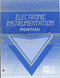 1983-1985 Pontiac Electronic Instrumentation Gages Training Manual Original