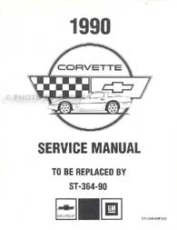 1991 Corvette Shop Manual Original