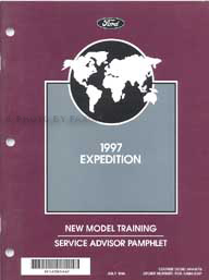1997 Ford Expedition Service Advisor Original Training Manual
