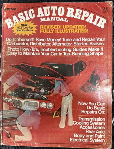 MOTOR TREND BASIC AUTO REPAIR MANUAL 1972 Edition