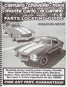 Find ANY Chevelle Malibu and El Camino Part with Parts Locating Guide