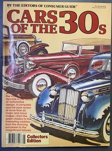 Cars of the 30's (Classic Car Quarterly May, 1980)