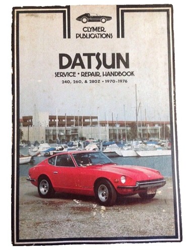 Clymer Service-Repair Handbook Datsun 240-280Z, 1970-1976