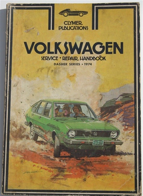 Clymer Service-Repair Handbook Volkswagen Dasher 1974