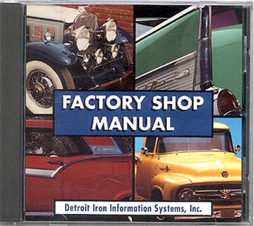 1949-1950-1951 Mercury CD-ROM Shop Manual & Illustrated Parts Books