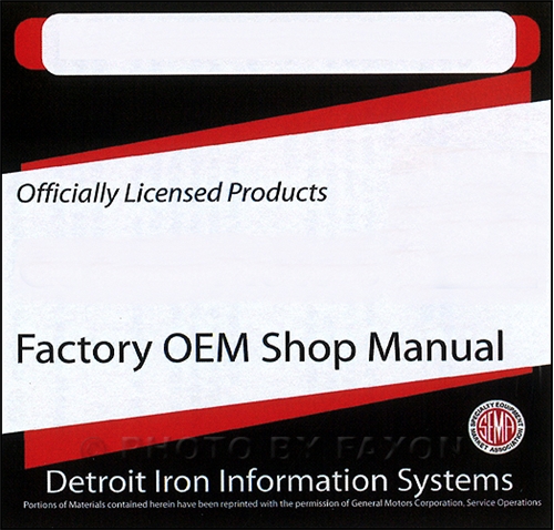 1969 Chevy CD-ROM Shop, Overhaul, & Body Manual, plus parts book