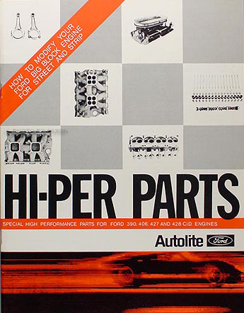 1961-1969 Ford Big Block Hi-Performance Parts Book Reprint