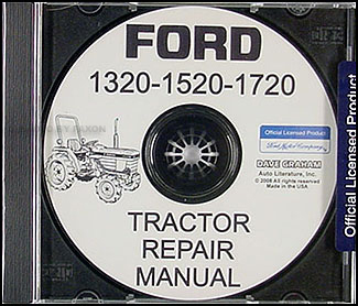 1984-1988 Ford Tractor 1320-1720 Shop Manual Set on CD