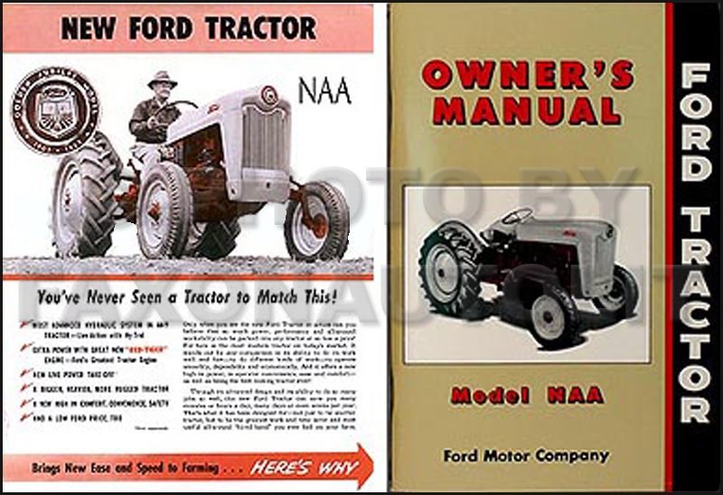 1954-1955 Ford NAA Golden Jubilee brochure/manual set Reprint