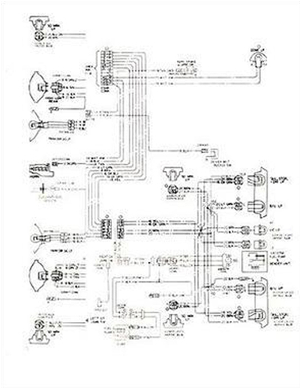 1976 Chevy Foldout Wiring Diagrams Original - Select your model from the list