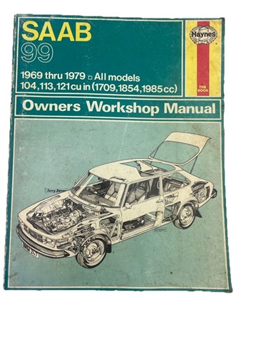 Haynes Owner’s Workshop Manual Saab 99 1969-1979
