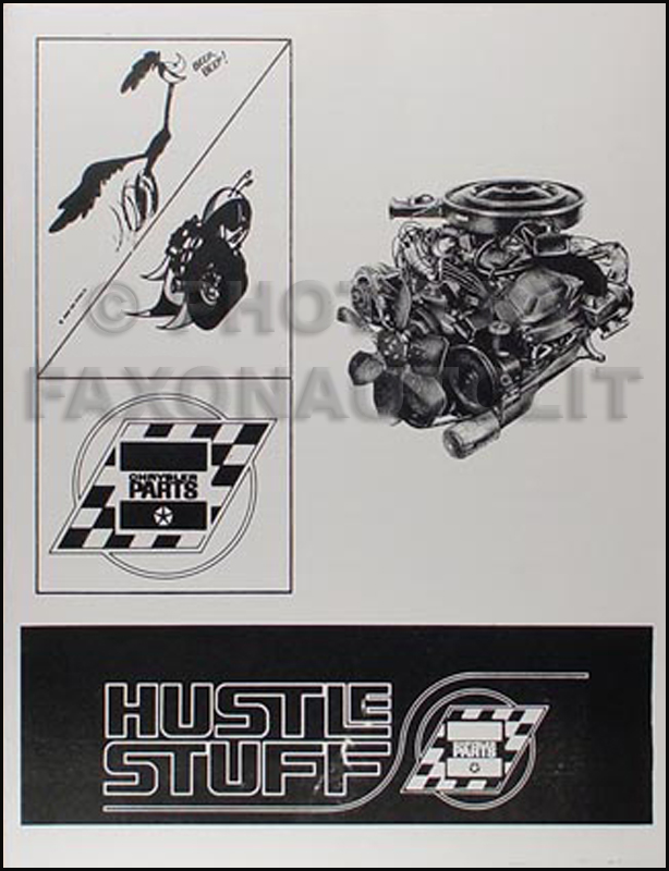 1964-1970 All MoPar Muscle Hustle Stuff Reprint Racing Parts Catalog