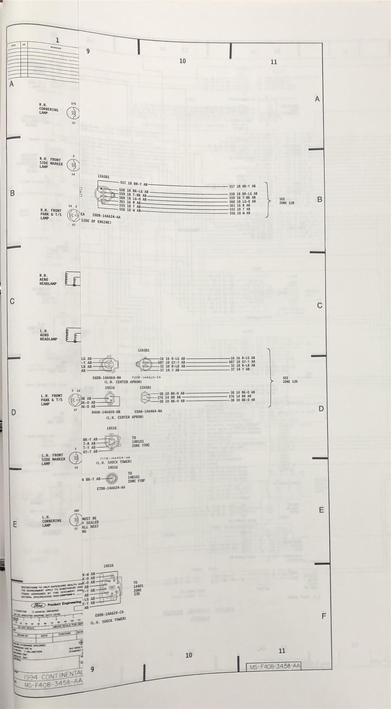 1976 GMC Chevy 7500 8000 Conventional Wiring Diagram Original V8 Gas