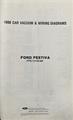 1988 Ford/Mercury Foldout Wiring Diagrams Original - Select your model from the list