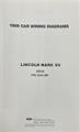 1989 Lincoln Foldout Wiring Diagrams Original - Select your model from the list