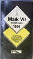 1991 Lincoln Mark VII Owner's Manual Original