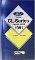 1991 Ford CL-9000 Owner's Manual Original